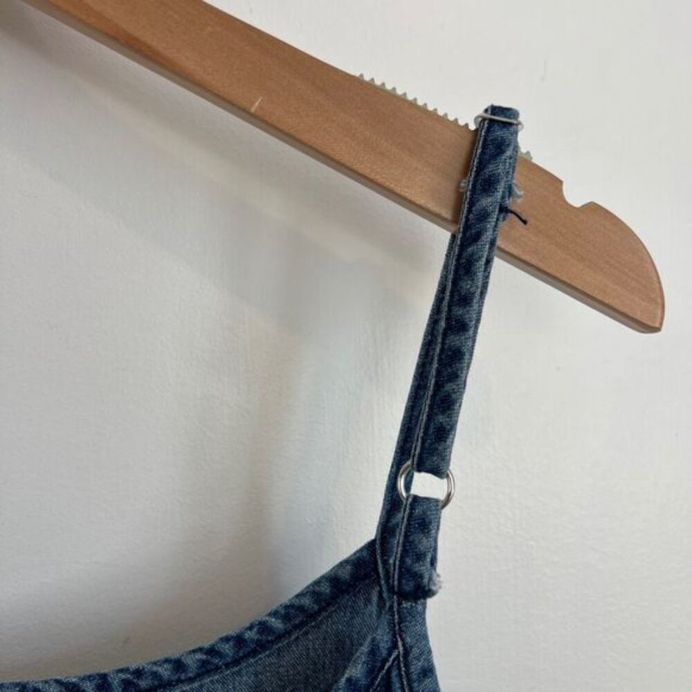 Blue Denim Midi Dress - Picture 13 of 14